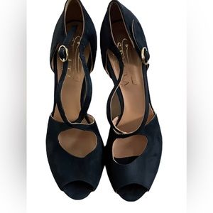 Spelta Milano suede Dance heels shoes made in Italy handmade craftsmanship